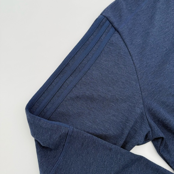 NWT New Adidas Men's 3-Stripe 1/4 Quarter Zip Golf Pullover Small S Shirt Top - Picture 6 of 8